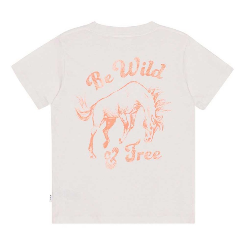 Molo Road T Shirts Tops Mädchen Be Wild And Free | CH0000539