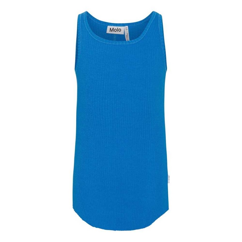 Molo Roberta T Shirts Tops Mädchen Retro Blue | CH0000501