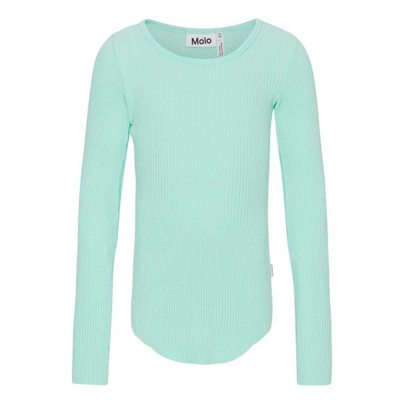 Molo Rochelle T Shirts Tops Mädchen Cool Mint | CH0000588