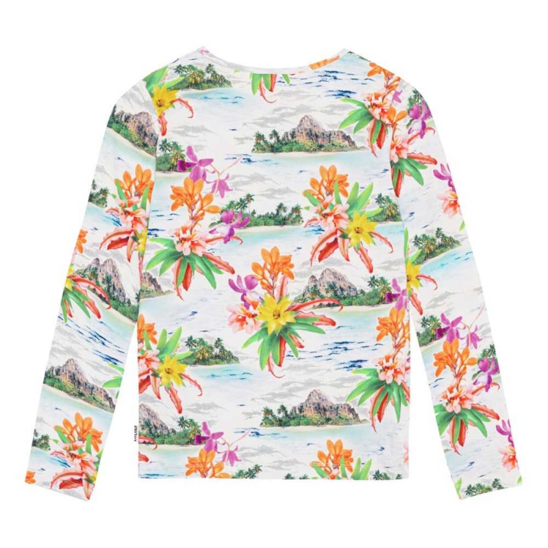 Molo Rose T Shirts Tops Mädchen Tropical Islands | CH0000517