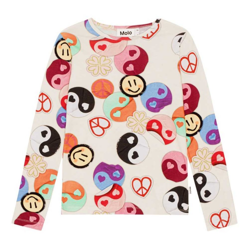 Molo Rose T Shirts Tops Mädchen Yin Yang | CH0000558