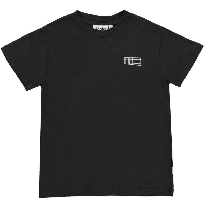 Molo Roxo T Shirts Tops Jungen Black | CH0000861