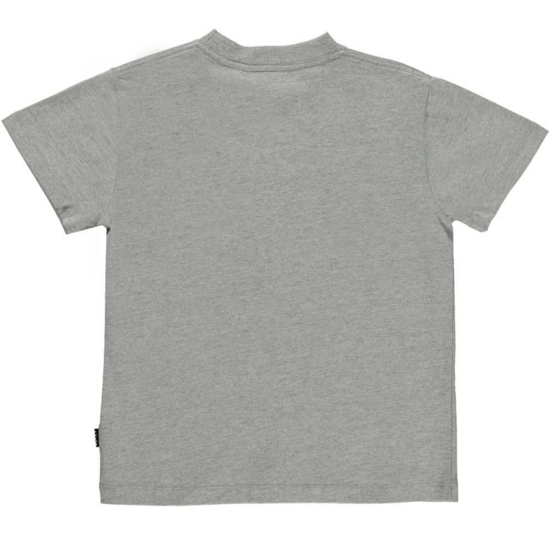 Molo Roxo T Shirts Tops Jungen Grey Melange | CH0000871