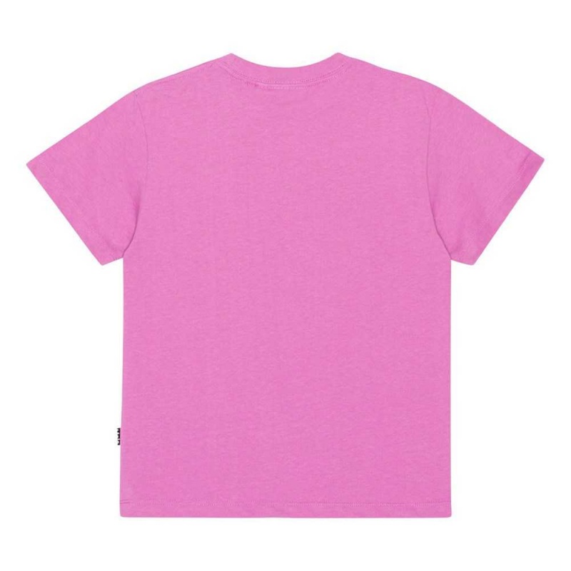 Molo Roxo T Shirts Tops Jungen Purple Pink | CH0000784