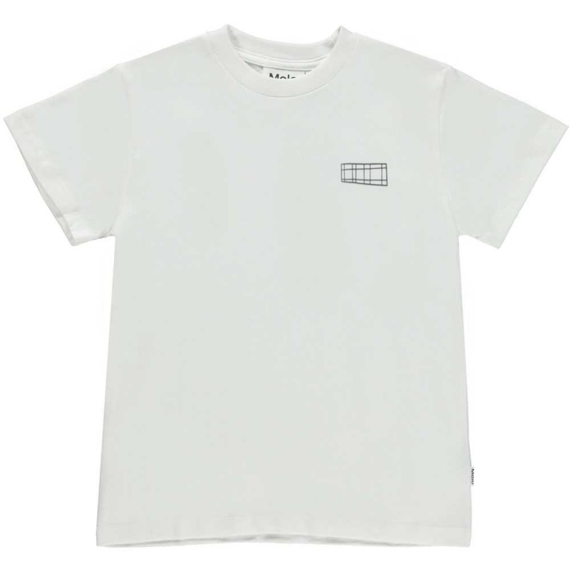 Molo Roxo T Shirts Tops Jungen White | CH0000872