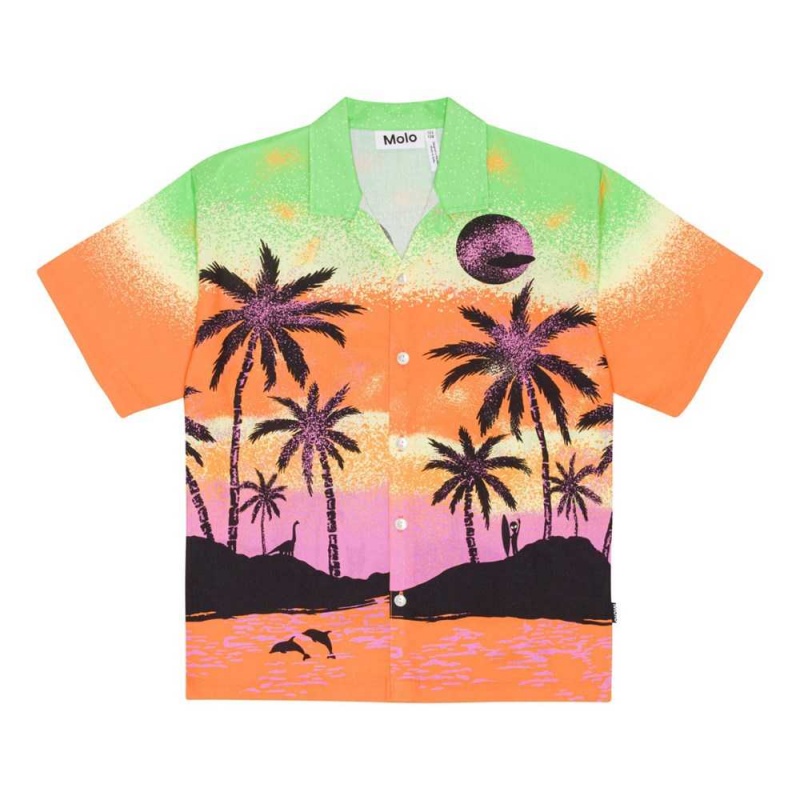 Molo Rui Hemden Jungen Alien Island | CH0000680