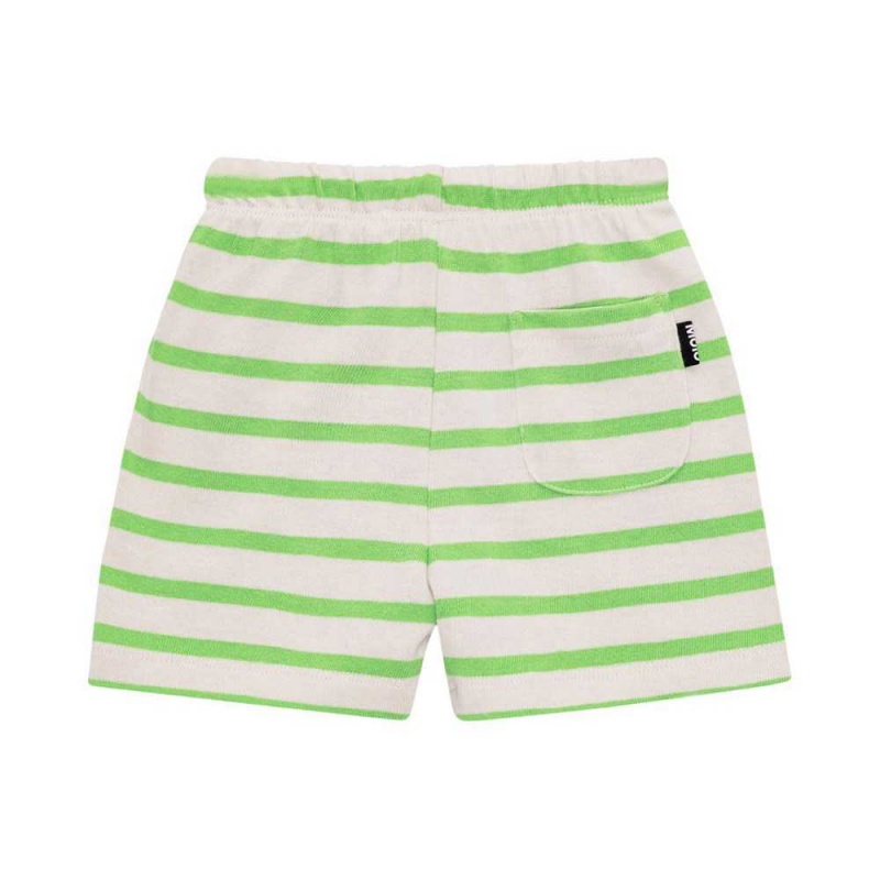 Molo Skie Shorts Jungen Grass Stripe | CH0001391